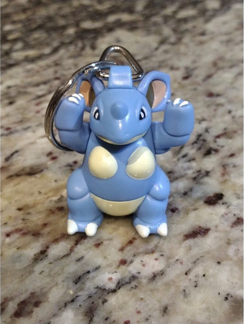 Vintage Rompadon Figure Keychain Pokemon Burger King Kids 1999 New